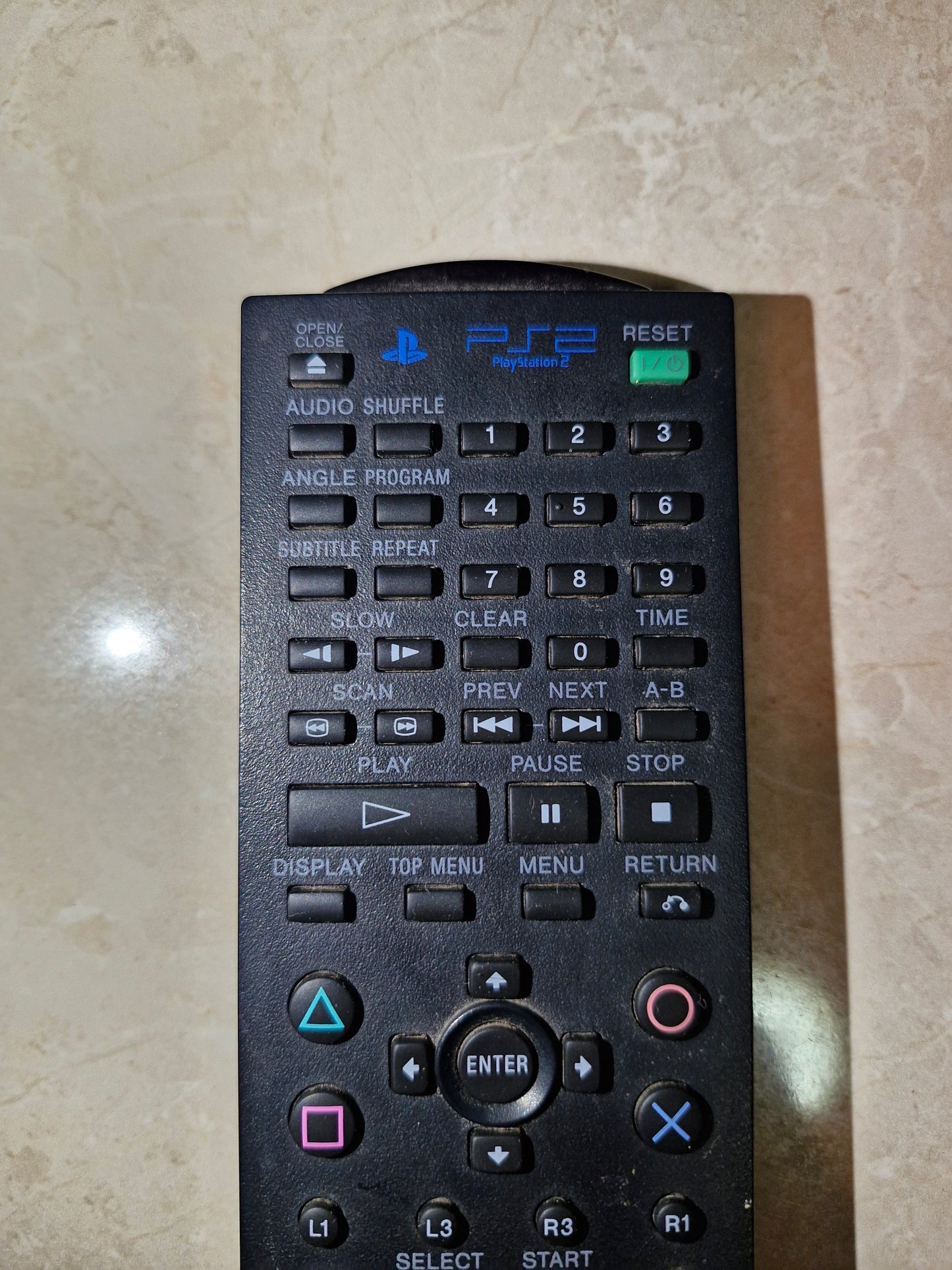 Sony PlayStation 2 DVD Remote Control SCPH-10160 | Official PS2 Accessory