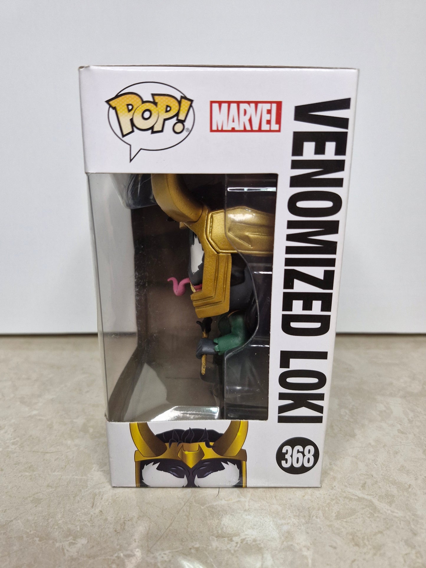 Funko Pop! Marvel Venomized Loki #368 | Exclusive Bobble-Head Collectible (2018)