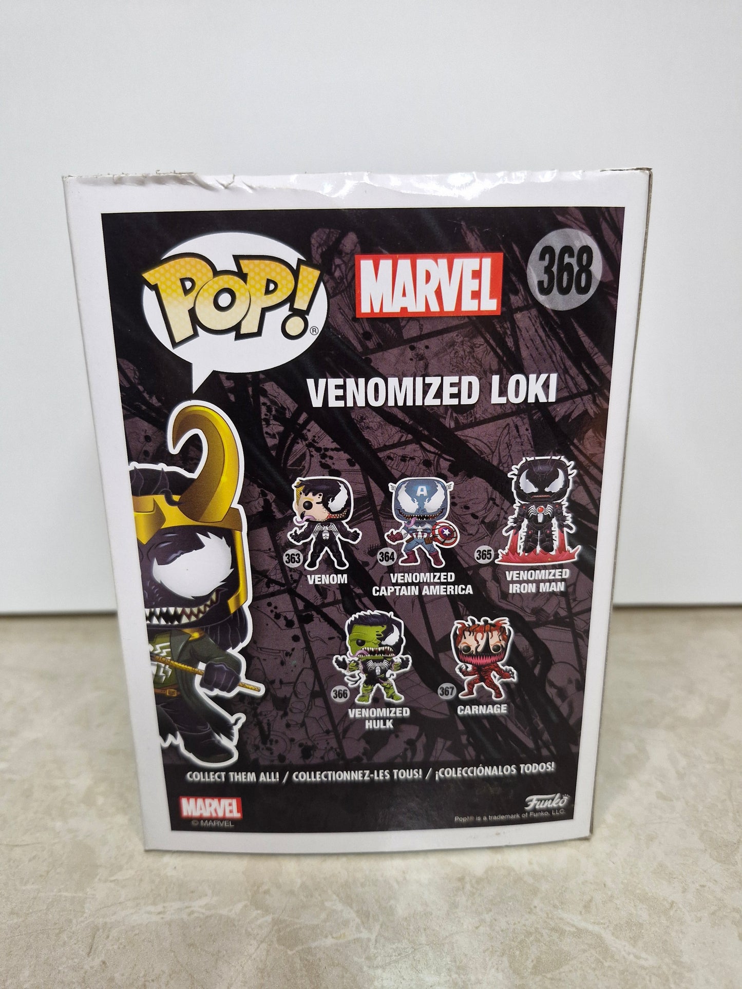 Funko Pop! Marvel Venomized Loki #368 | Exclusive Bobble-Head Collectible (2018)