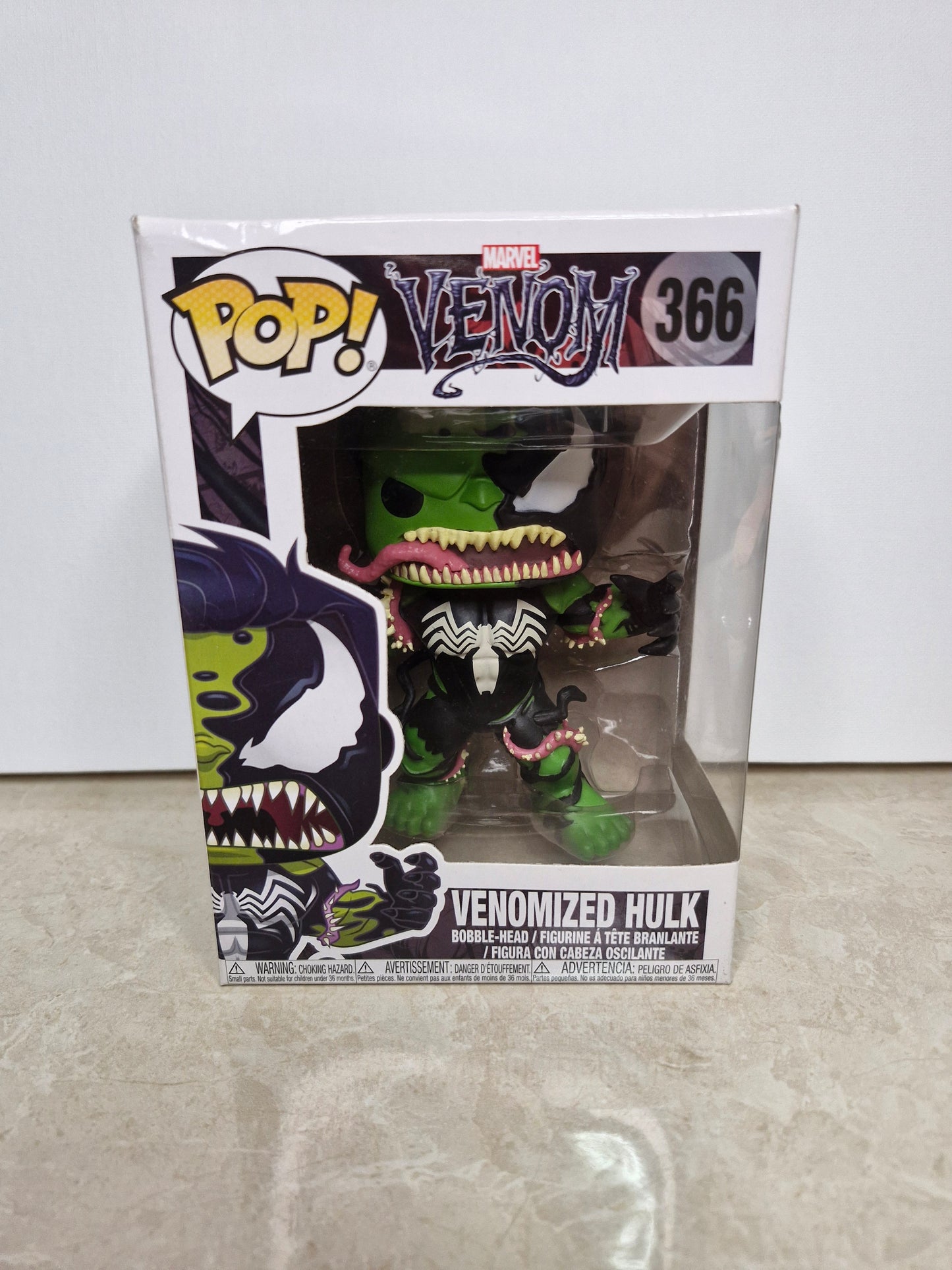 Funko Pop! Marvel Venomized Hulk #366 Vinyl Figure – 2018 Edition, Boxed Collectible
