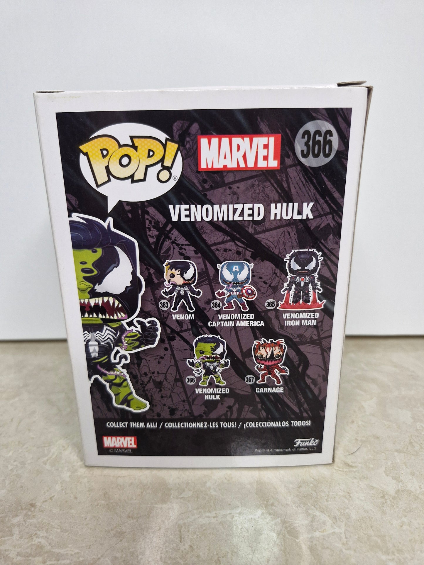 Funko Pop! Marvel Venomized Hulk #366 Vinyl Figure – 2018 Edition, Boxed Collectible