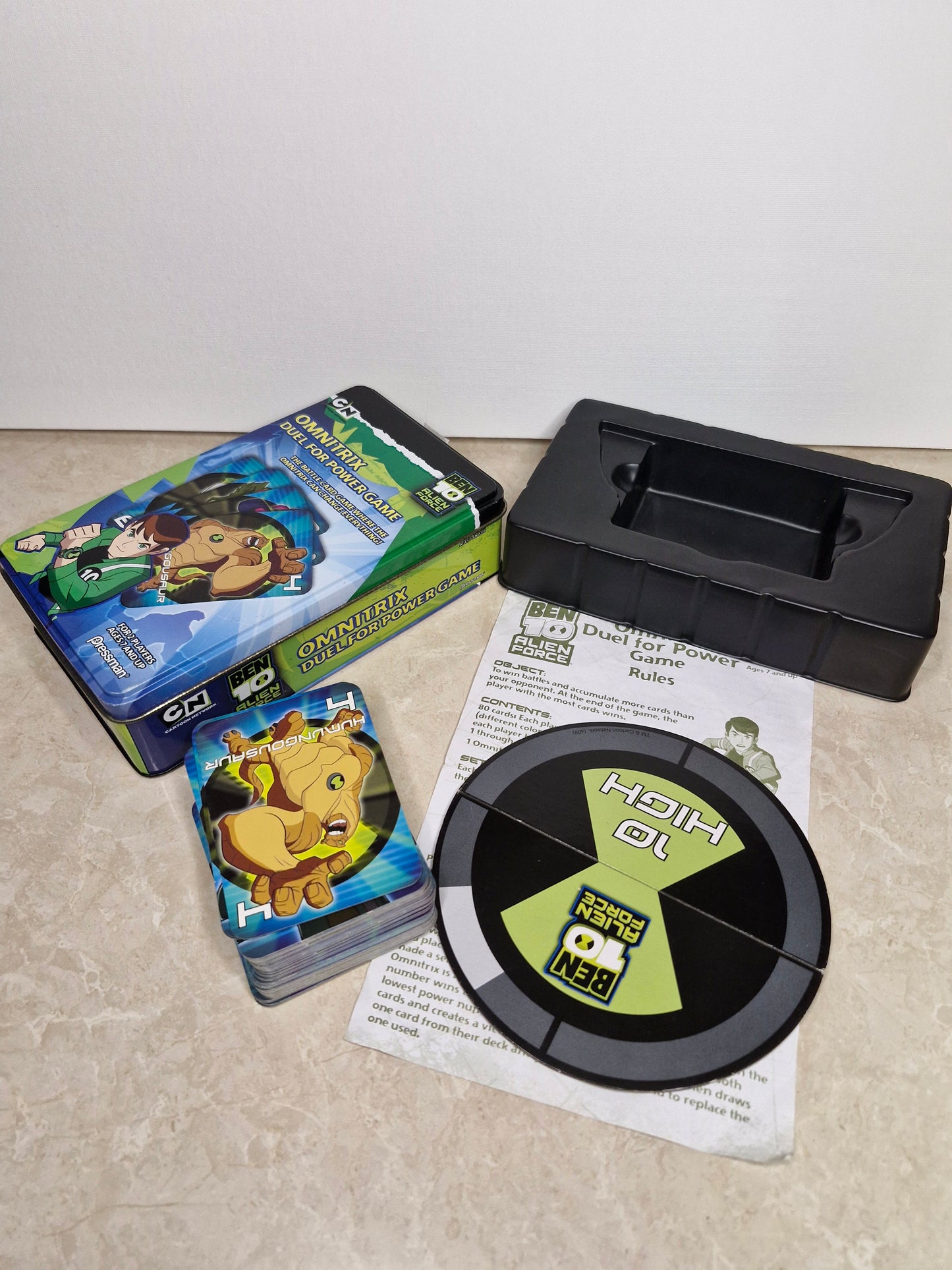 Ben 10 Alien Force – Omnitrix Duel for Power Card Game (Pressman, 2009, Complete in Tin)
