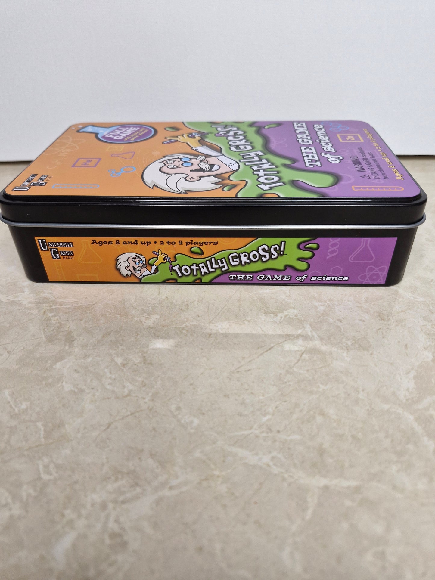 Totally Gross! – The Game of Science (University Games, Tin Edition, 2010, Complete)