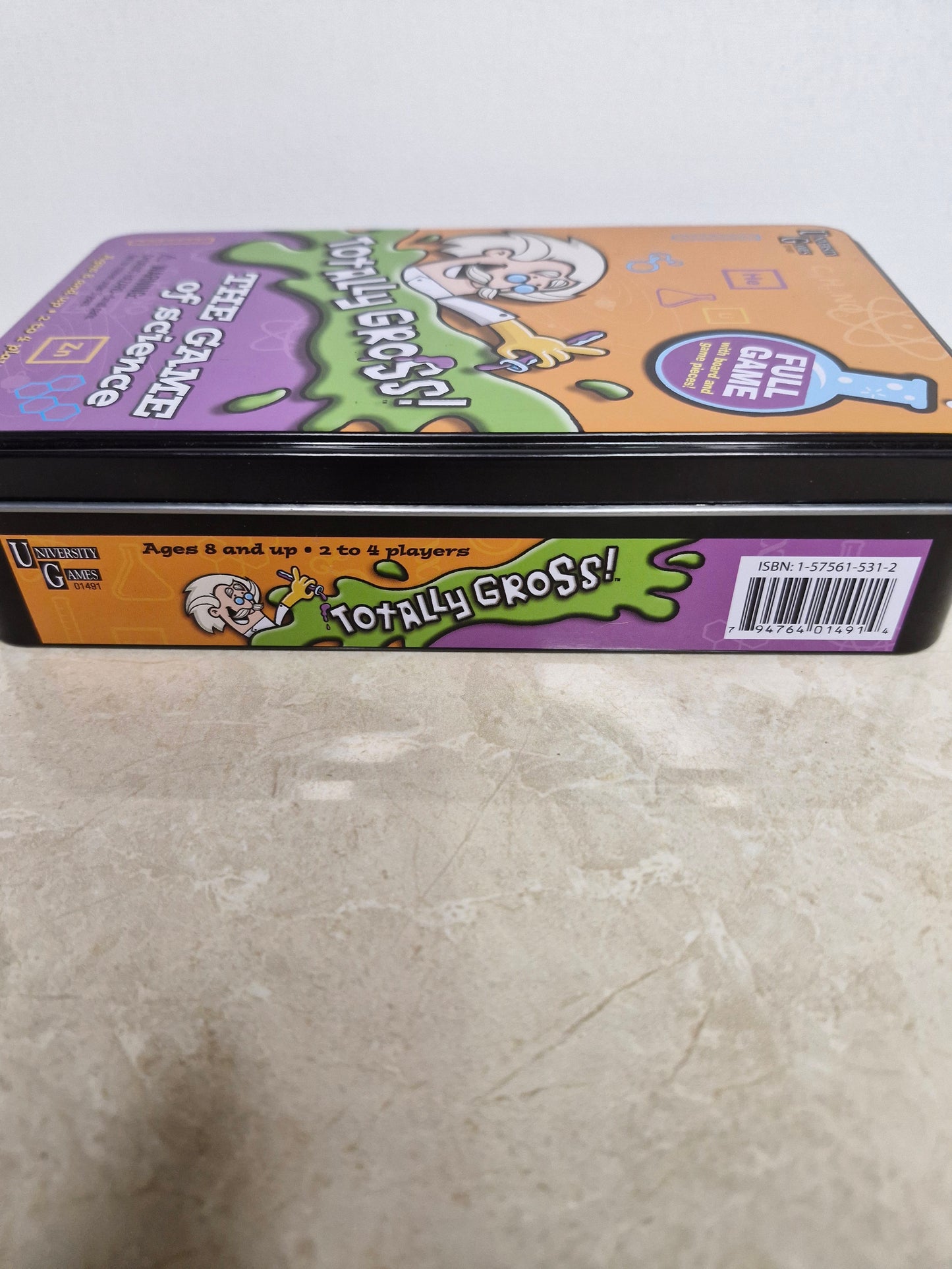 Totally Gross! – The Game of Science (University Games, Tin Edition, 2010, Complete)