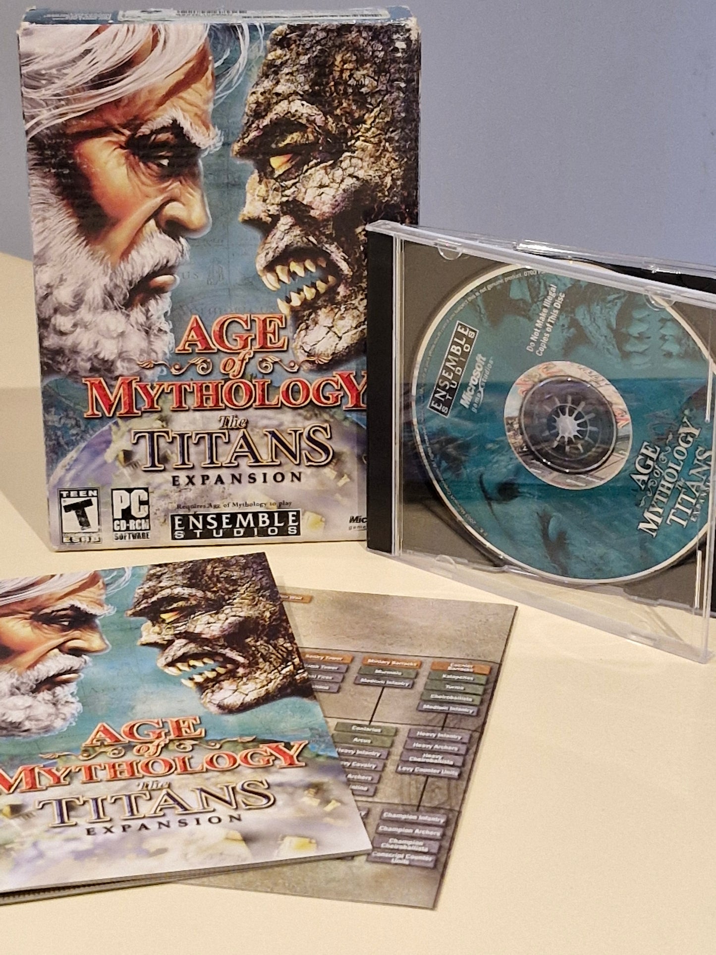 Microsoft Ensemble Studios | Age of Mythology: The Titans Expansion | PC Big Box Collector’s Edition (2003)