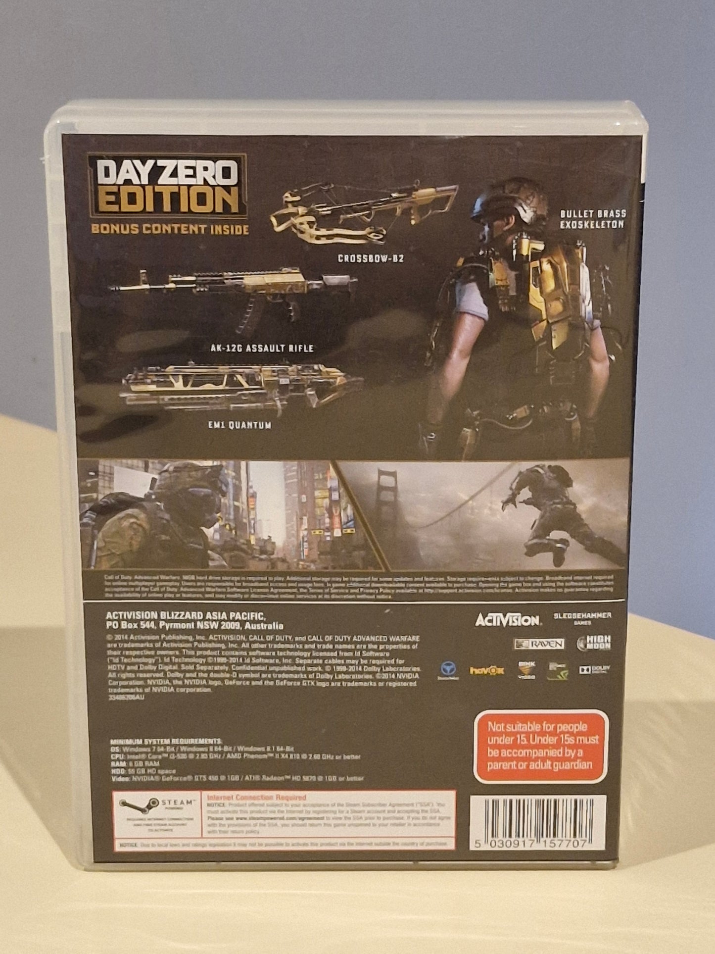 Call of Duty: Advanced Warfare – Day Zero Edition (PC DVD, 2014) | Complete with Bonus Content