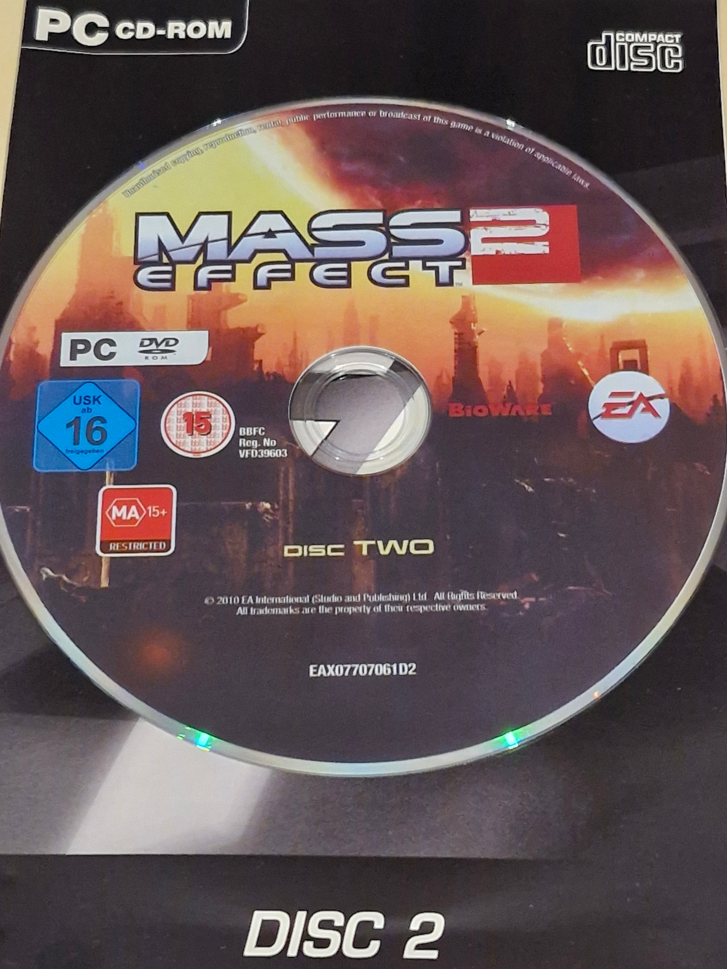 Mass Effect 2 PC DVD-ROM | BioWare RPG Shooter Classic | Complete in Case with Manuals (2010)