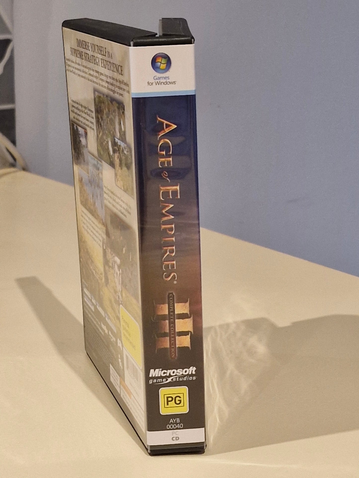 Age of Empires III: Complete Collection (PC, 2009, Microsoft Game Studios) – Includes Warchiefs & Asian Dynasties Expansions – CIB