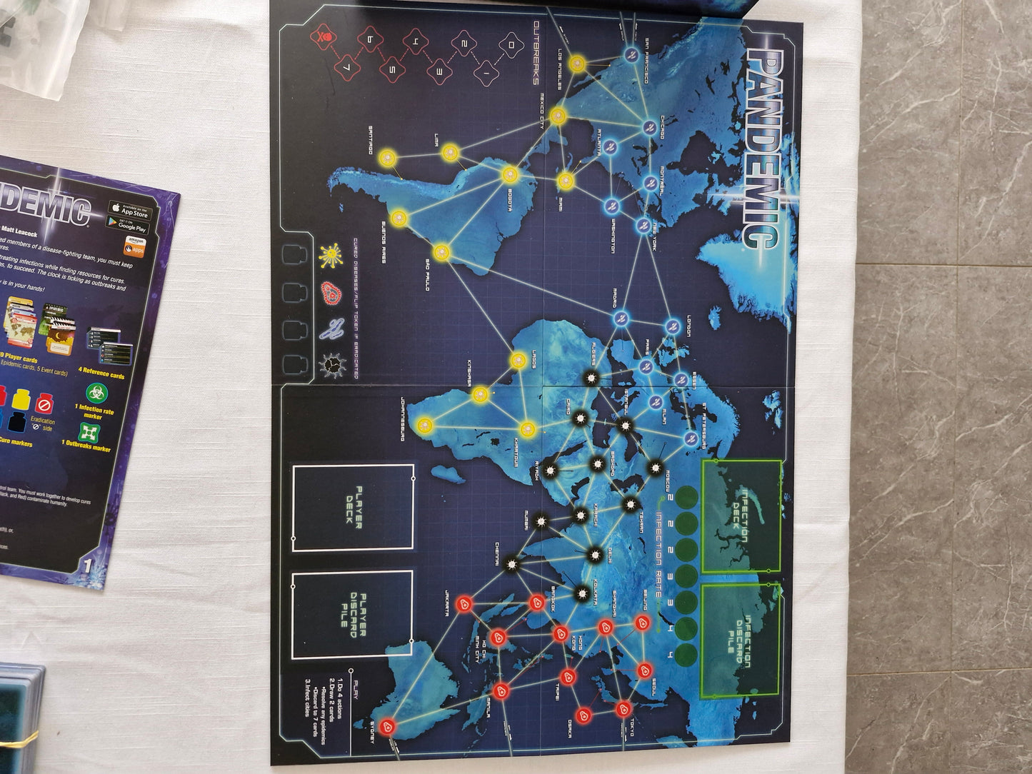 Z-Man Games – Pandemic Board Game | Cooperative Strategy Classic | Complete Set | Matt Leacock Design