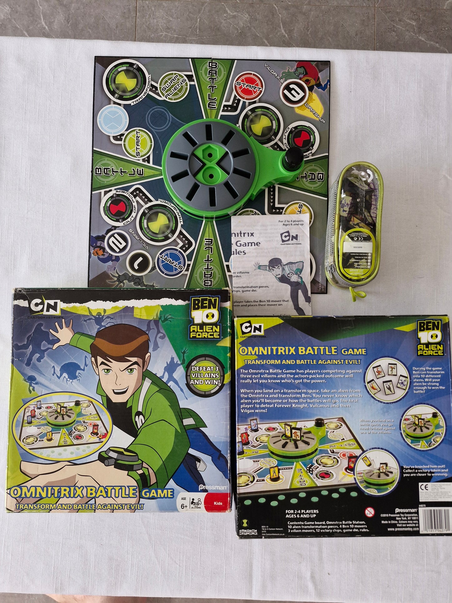 Ben 10 Alien Force Omnitrix Battle Game – Complete, 2010 Pressman