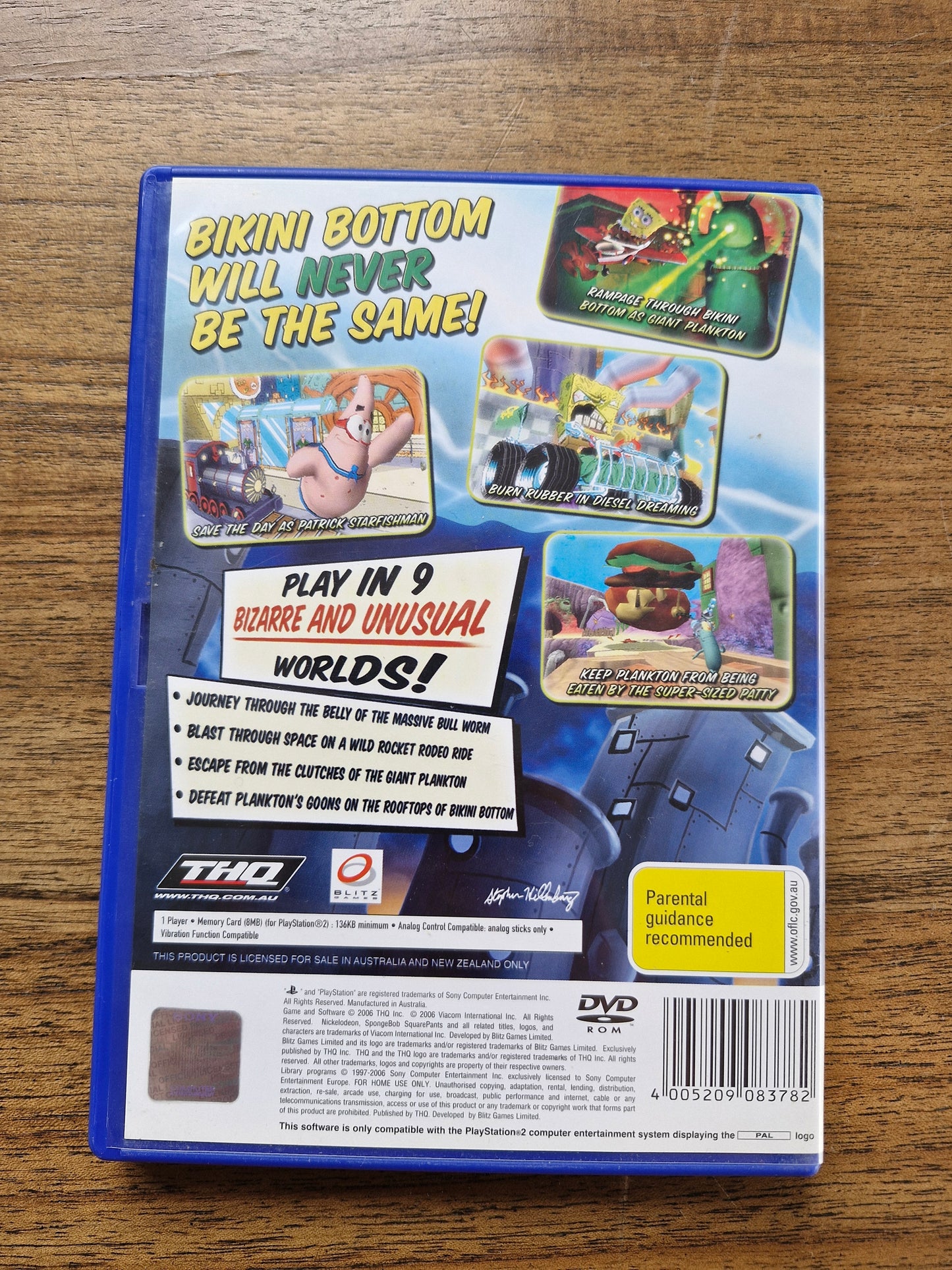 SpongeBob SquarePants: Creature from the Krusty Krab (PS2, PAL) – Complete CIB – Tested & Working – THQ