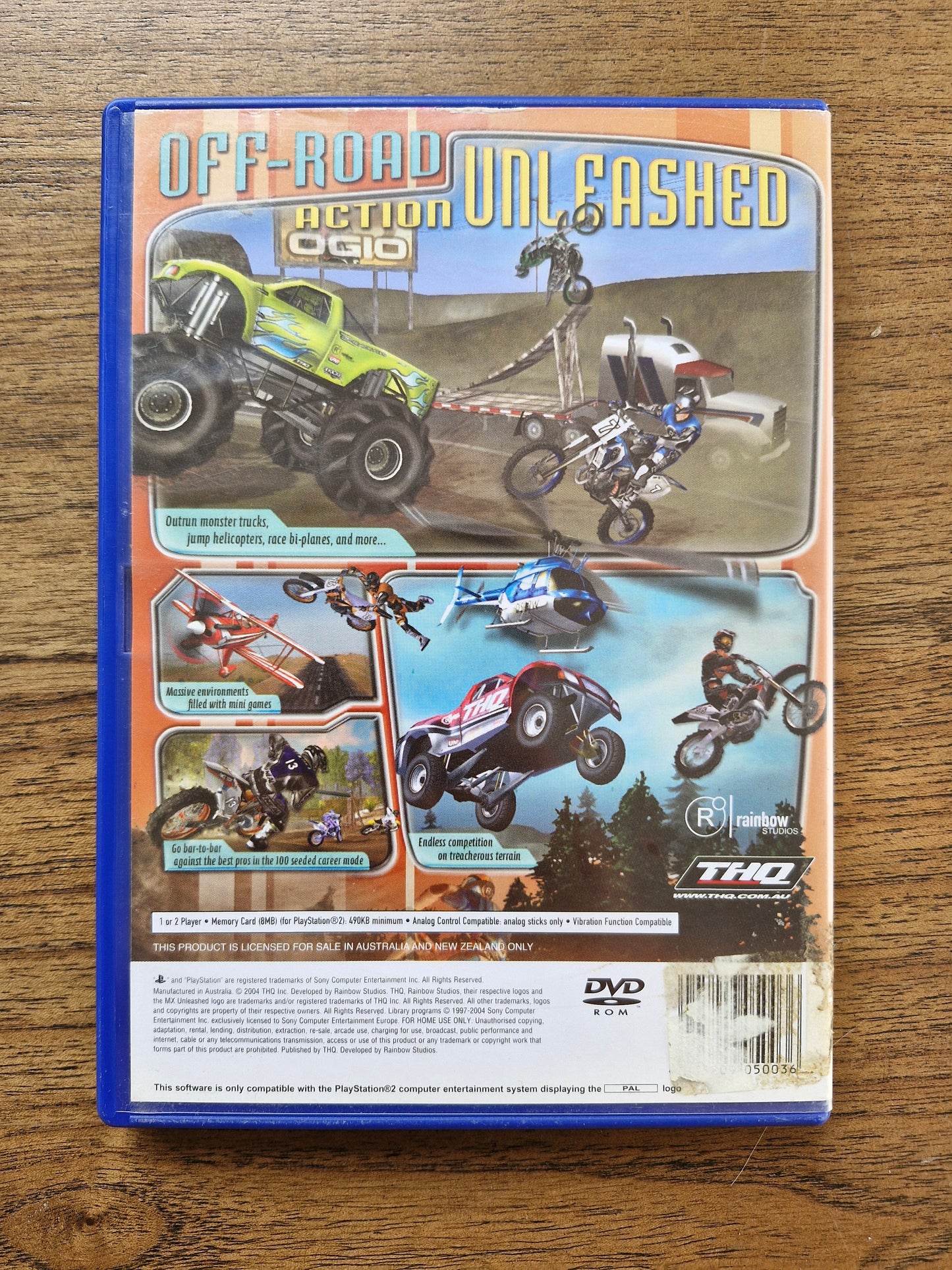 Chad Reed MX Unleashed (PlayStation 2, PAL) – Complete, Tested & Working
