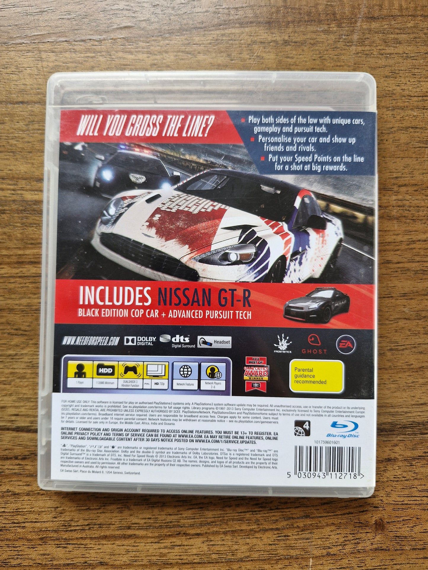 Need for Speed: Rivals (Ultimate Cop Pack Edition - PlayStation 3, PAL) by Ghost / EA - Racing Classic