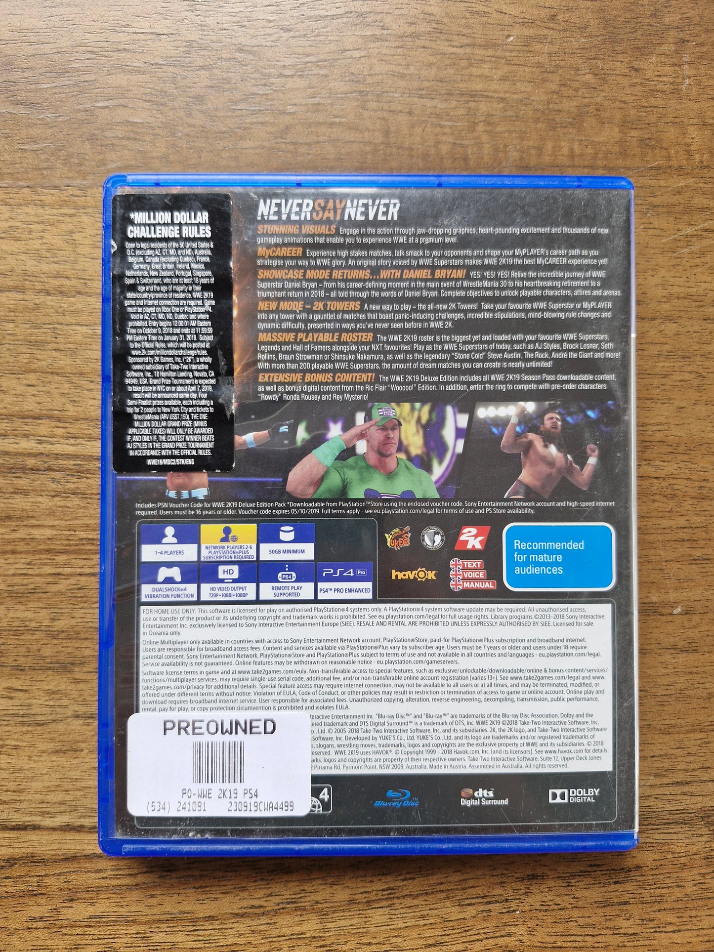 WWE 2K19 (Deluxe Edition – PlayStation 4, PAL) by 2K Games – Wrestling / Fighting