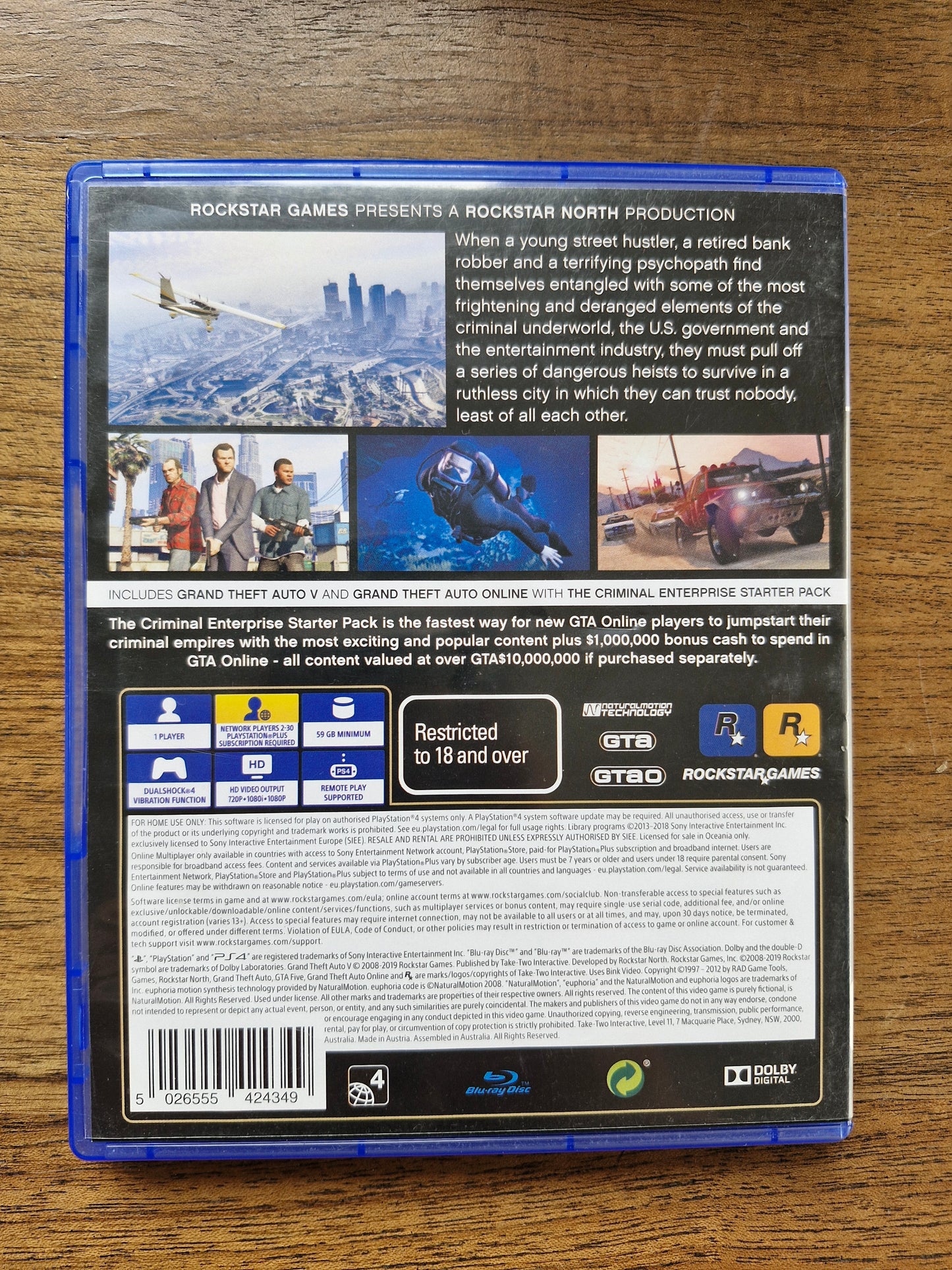 Grand Theft Auto V (Premium Edition – PlayStation 4, PAL) by Rockstar Games – Open World Action