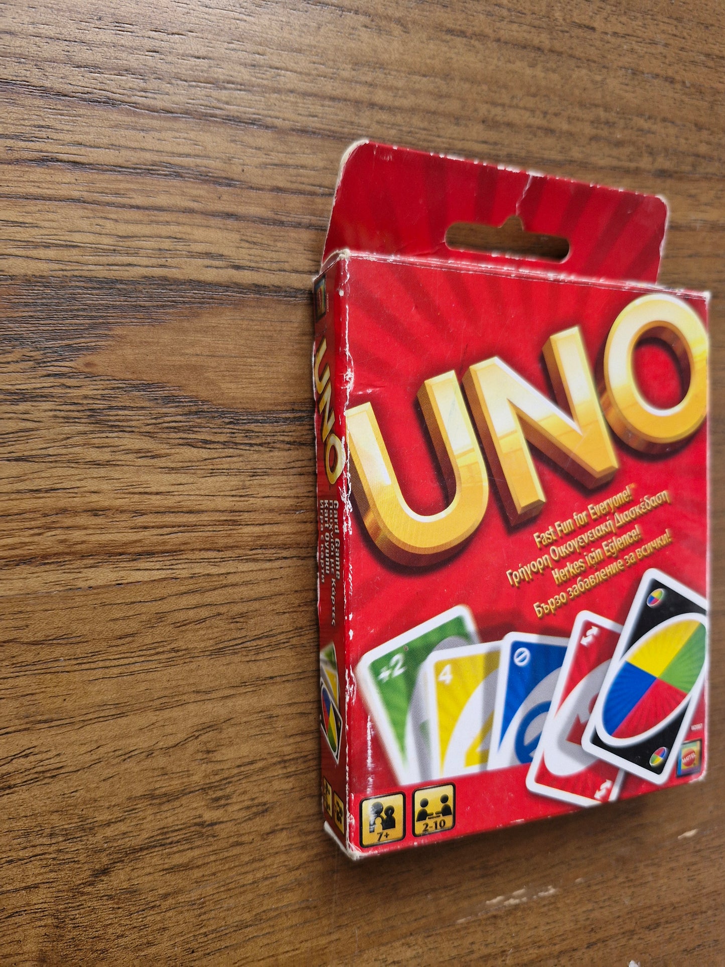 Mattel UNO Card Game – Classic Family Party Game – W2087 Edition (Complete with Box & Instructions)