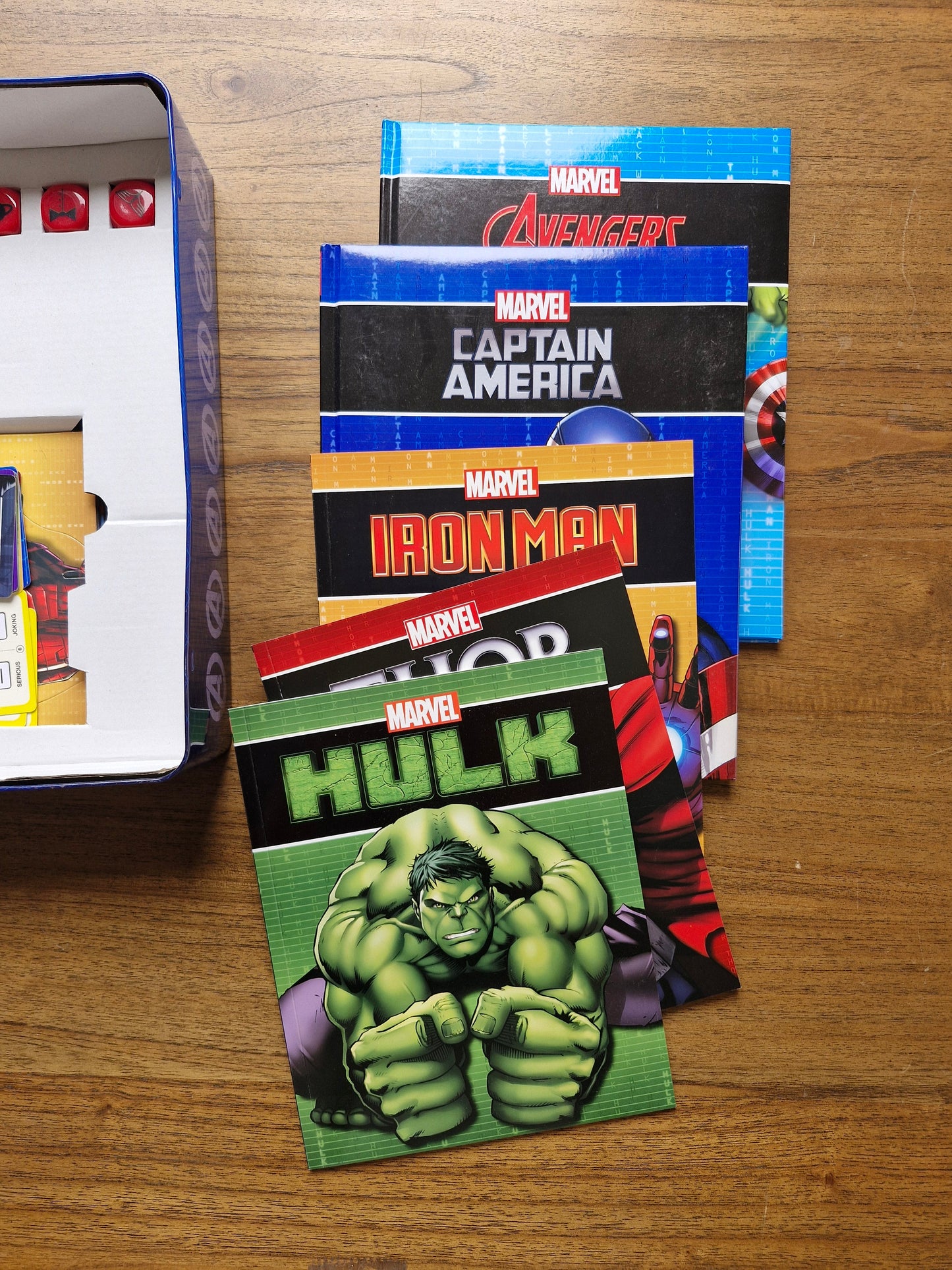 Marvel Avengers Dice Game – Collector’s Tin Edition – Includes Character Cards, Dice & Instructions (2010s)