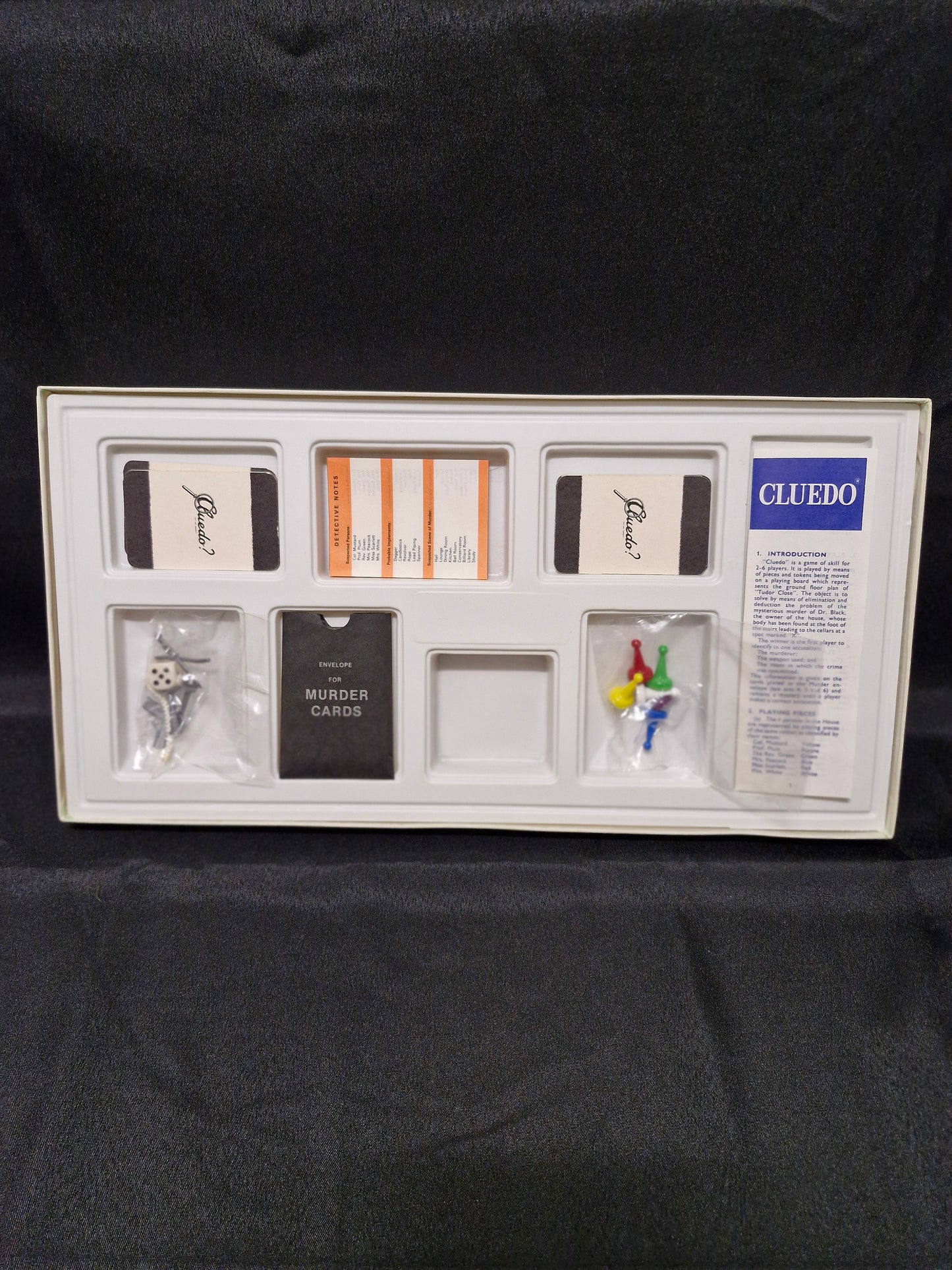 Vintage Cluedo Board Game – Parker Brothers “The Great Detective Game” (Complete)