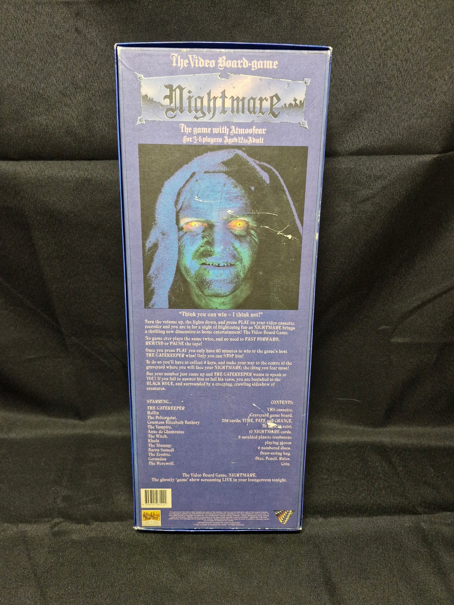 Nightmare VHS Board Game (1991) – Vintage Horror Party Game by A Couple 'A Cowboys