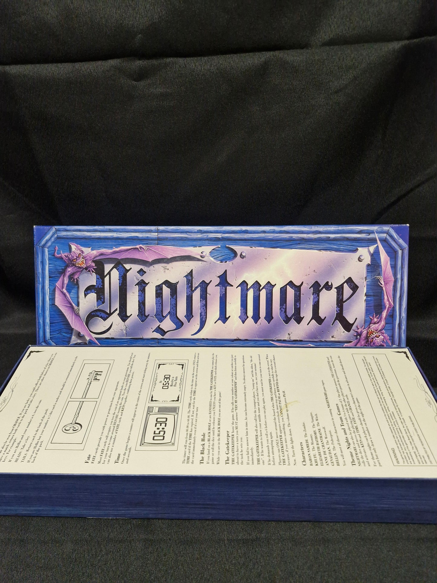 Nightmare VHS Board Game (1991) – Vintage Horror Party Game by A Couple 'A Cowboys