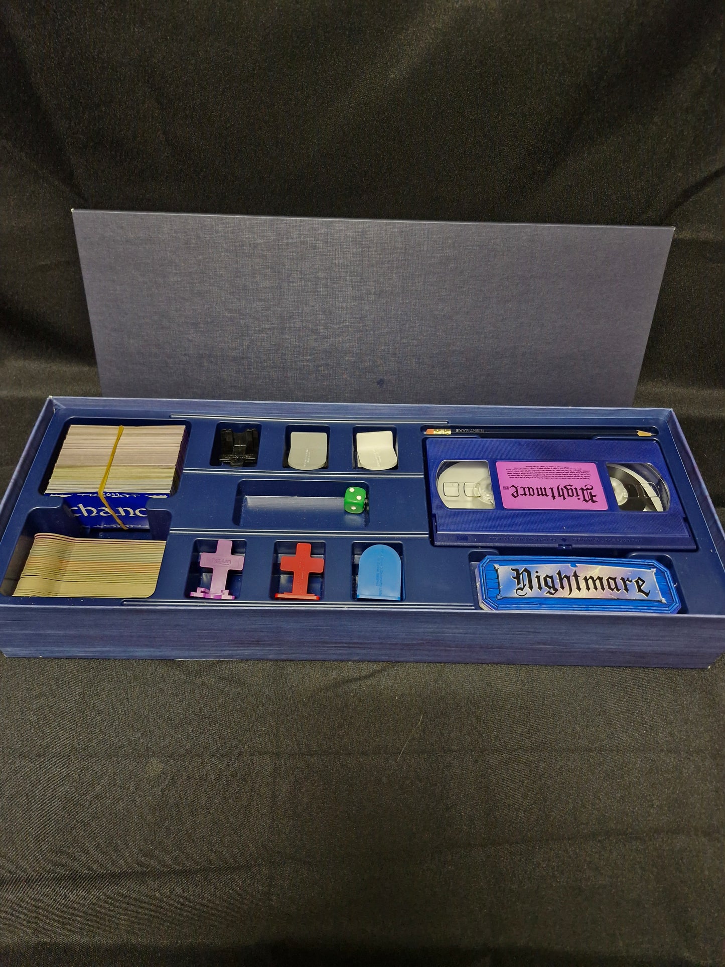 Nightmare VHS Board Game (1991) – Vintage Horror Party Game by A Couple 'A Cowboys