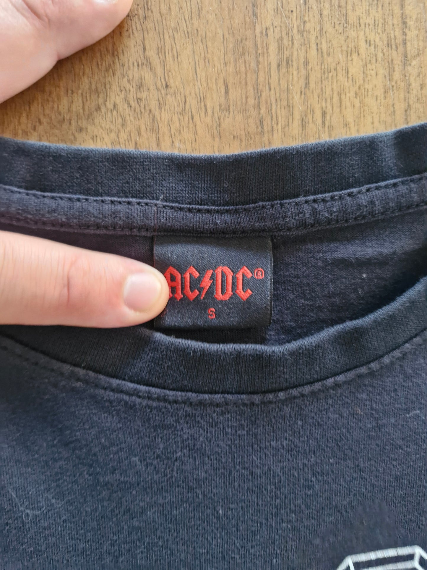 AC/DC Back in Black Band T-Shirt | Vintage Rock Tee | Size S
