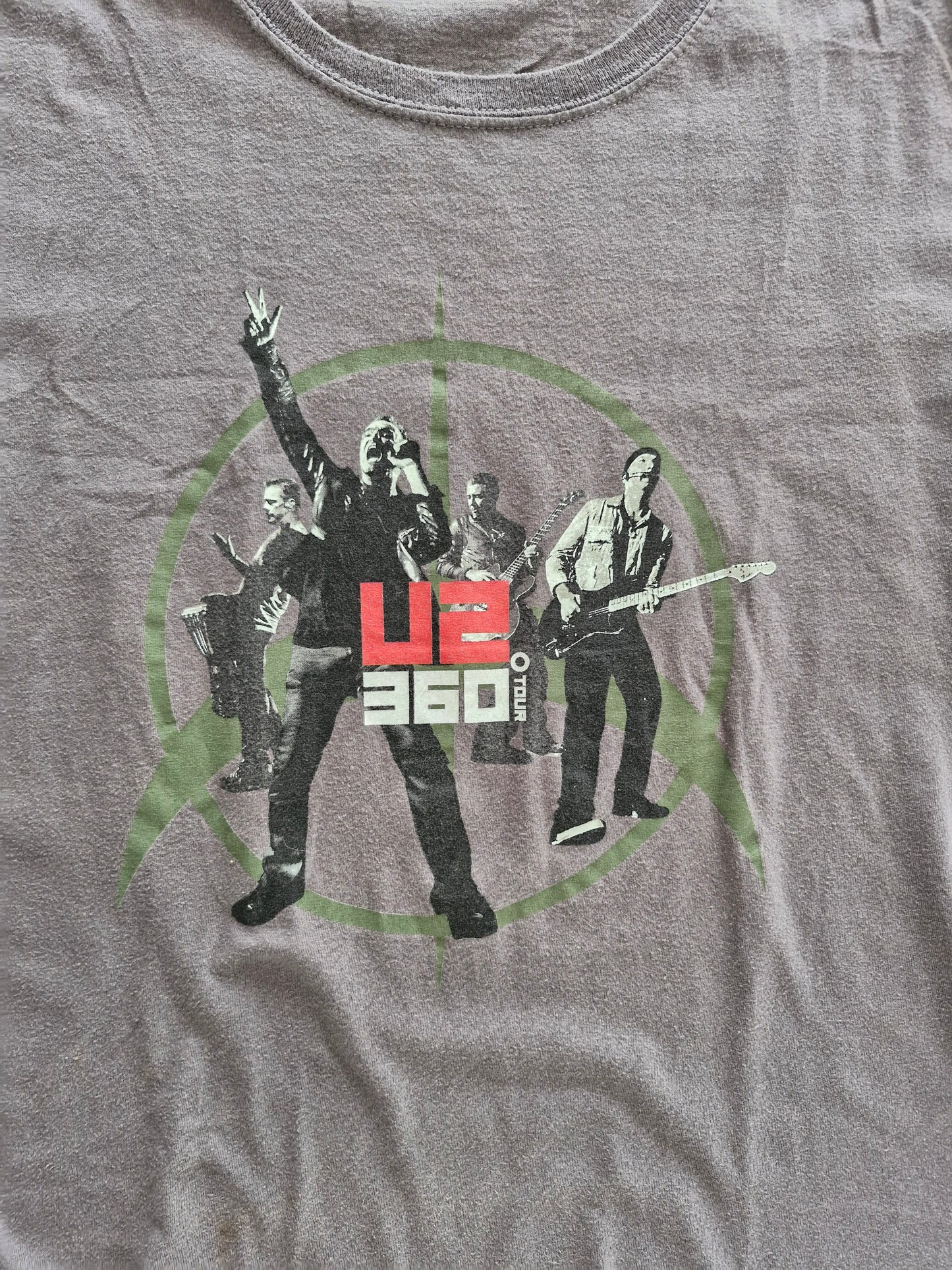 U2 360° Tour Band T-Shirt | Concert Tour Dates Tee | Size M