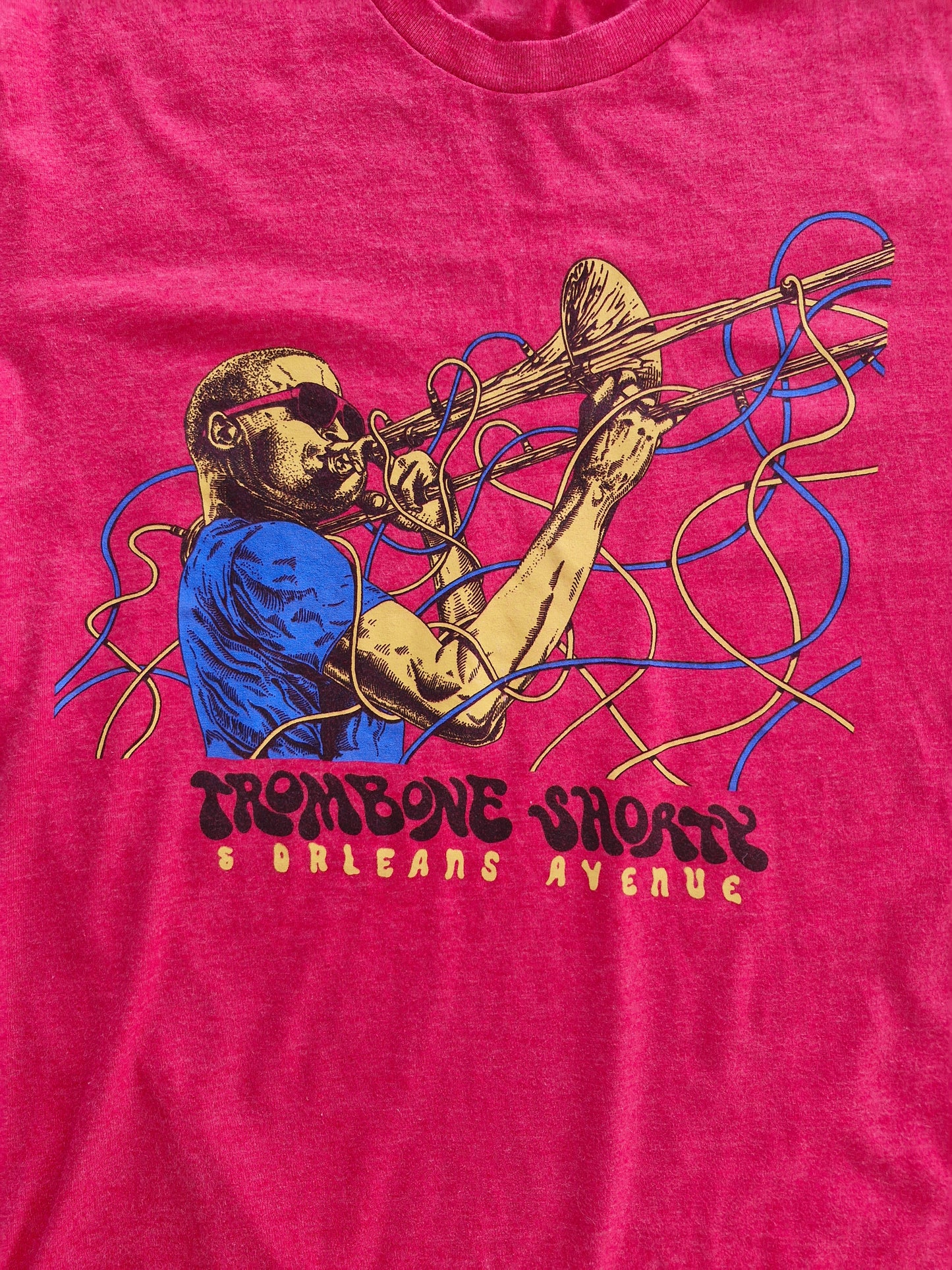 Trombone Shorty & Orleans Avenue T-Shirt | Jazz Funk Band Tee | Size L