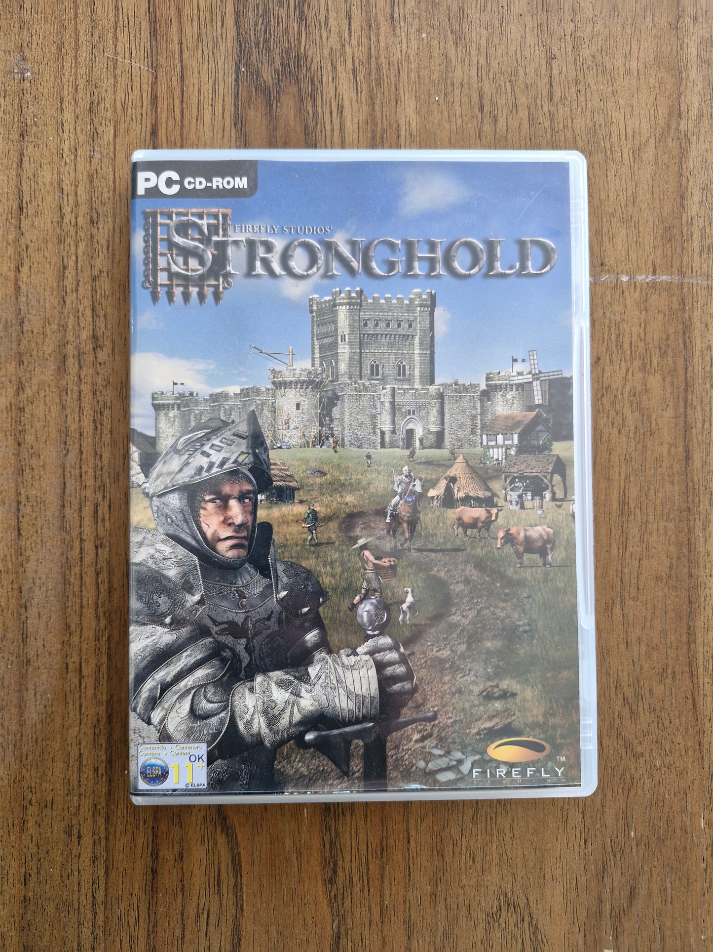 Stronghold PC CD-ROM (2001) – Firefly Studios Castle Strategy Game