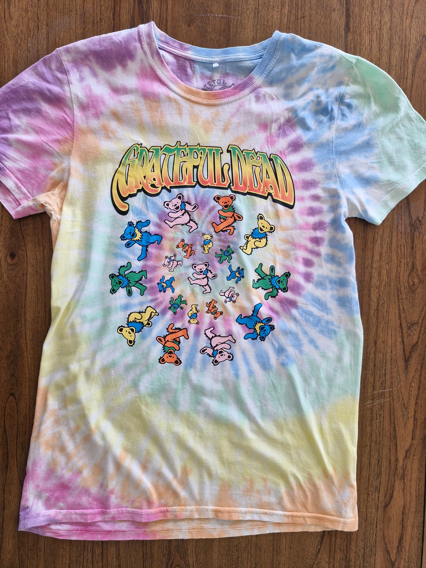 Grateful Dead Tie-Dye Dancing Bears Shirt – Small, 2021 GDP