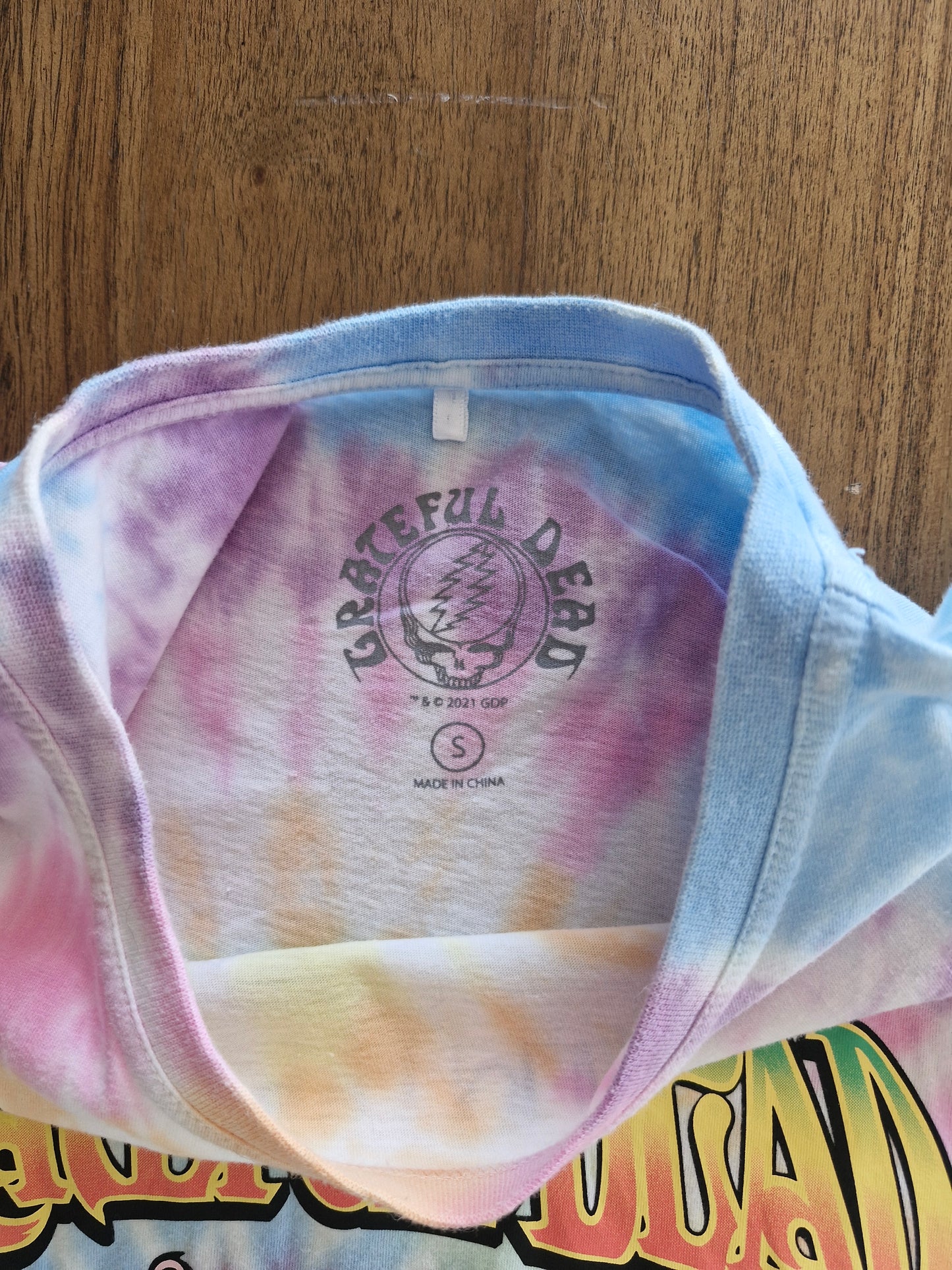 Grateful Dead Tie-Dye Dancing Bears Shirt – Small, 2021 GDP