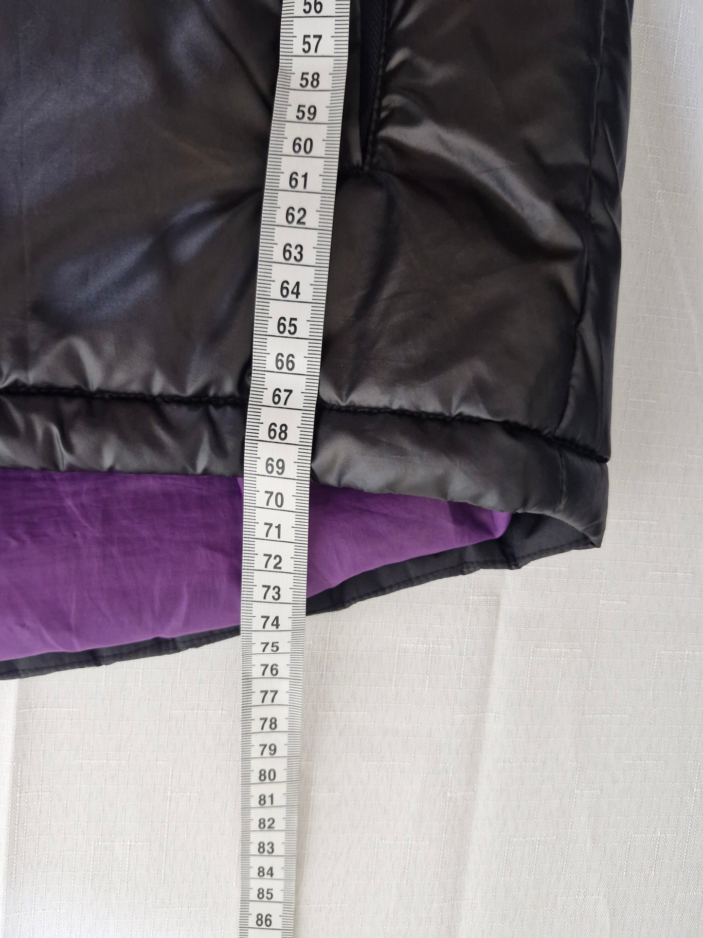 Melbourne Storm NRL 2004 Authentic Puffer Jacket - Black/Purple - Size S