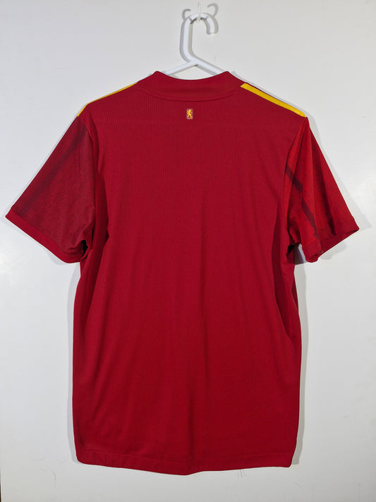 Adidas Vintage Graphic T-Shirt - Red & Yellow Size - Men's Large