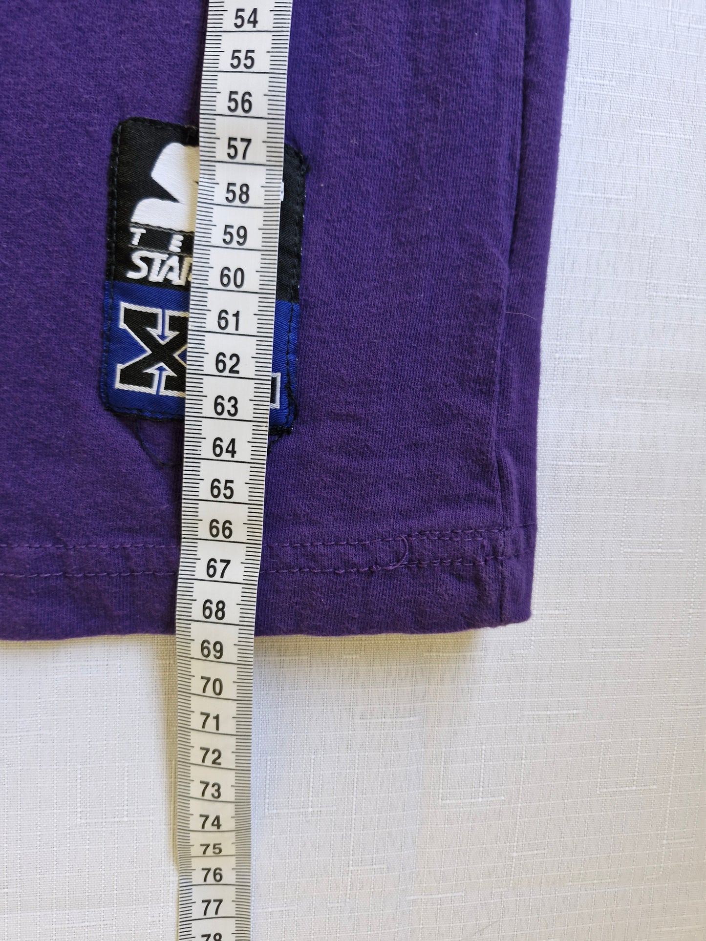 Starter Team Vintage Graphic T-Shirt - Purple & Yellow Size - Men's XL