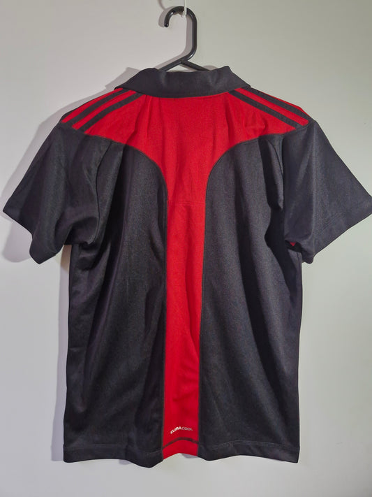 Adidas Essoden Athletic T-Shirt - Black & Red - Size Men's Small