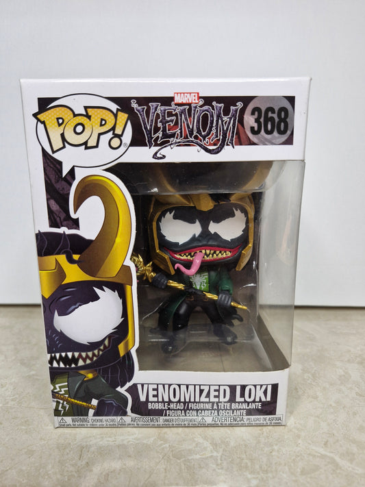 Funko Pop! Marvel Venomized Loki #368 | Exclusive Bobble-Head Collectible (2018)