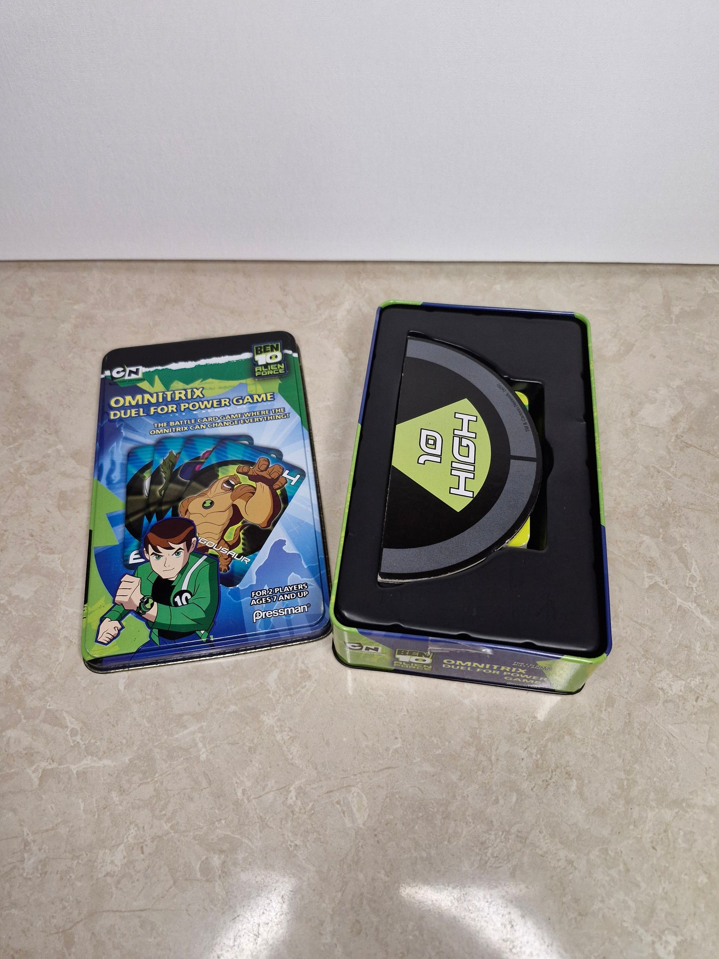 Ben 10 Alien Force – Omnitrix Duel for Power Card Game (Pressman, 2009, Complete in Tin)