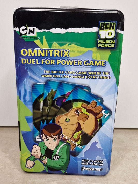 Ben 10 Alien Force – Omnitrix Duel for Power Card Game (Pressman, 2009, Complete in Tin)