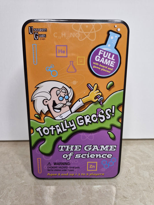 Totally Gross! – The Game of Science (University Games, Tin Edition, 2010, Complete)