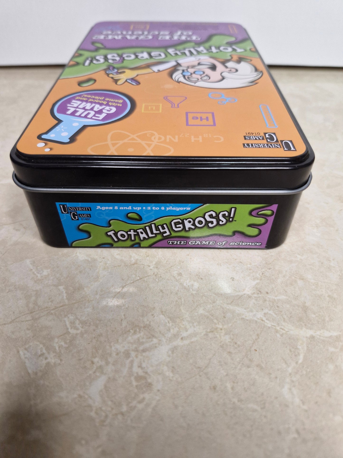 Totally Gross! – The Game of Science (University Games, Tin Edition, 2010, Complete)