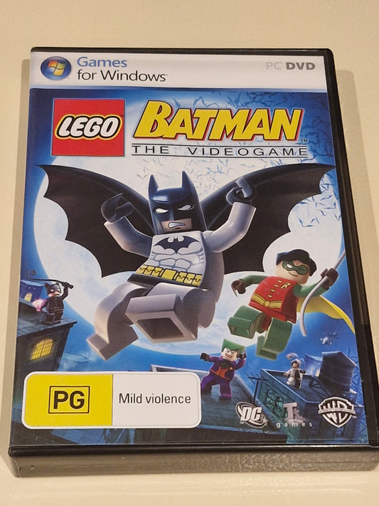 LEGO Batman: The Videogame (PC DVD, 2008) | Games for Windows | Complete with Manual