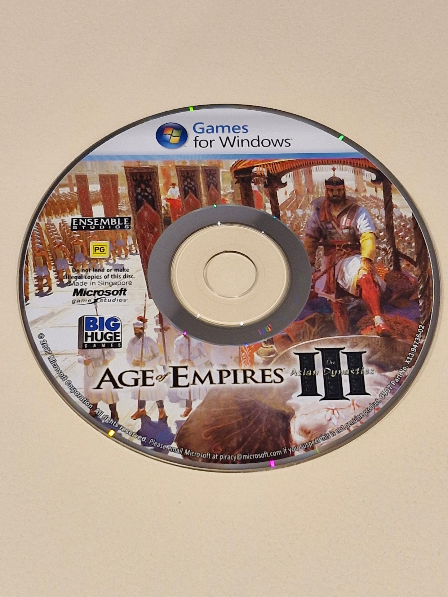 Age of Empires III: Complete Collection (PC, 2009, Microsoft Game Studios) – Includes Warchiefs & Asian Dynasties Expansions – CIB