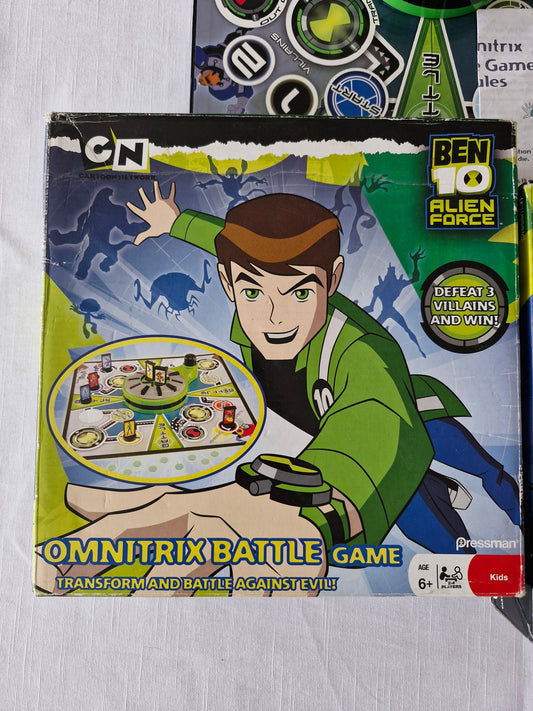 Ben 10 Alien Force Omnitrix Battle Game – Complete, 2010 Pressman