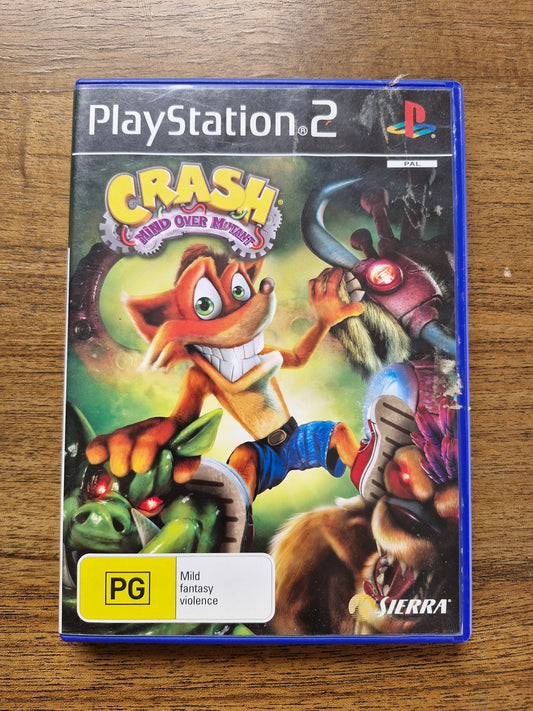Sony PlayStation 2 – Crash: Mind Over Mutant – PAL (2008, Sierra Entertainment, Complete CIB, Tested & Working)
