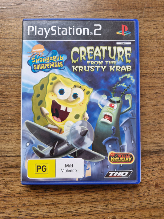 SpongeBob SquarePants: Creature from the Krusty Krab (PS2, PAL) – Complete CIB – Tested & Working – THQ