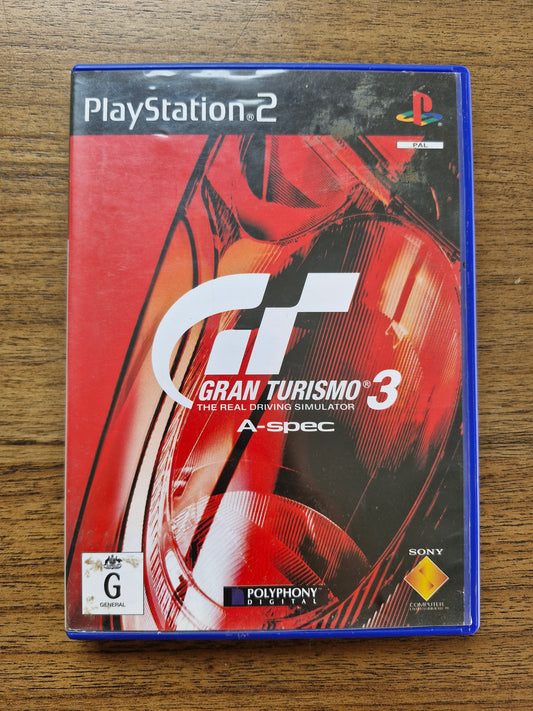 Sony PlayStation 2 – Gran Turismo 3: A-Spec – PAL (2001, Polyphony Digital, Complete CIB, Tested & Working)