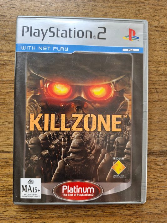 Killzone Platinum (PS2, PAL) – With Net Play – CIB – Tested & Working