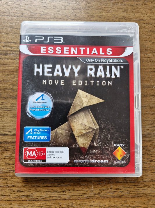 Heavy Rain (Essentials Move Edition – PlayStation 3, PAL) by Quantic Dream – Interactive Drama Thriller