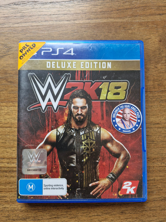 WWE 2K18 (Deluxe Edition – PlayStation 4, PAL) by 2K Games – Wrestling / Fighting