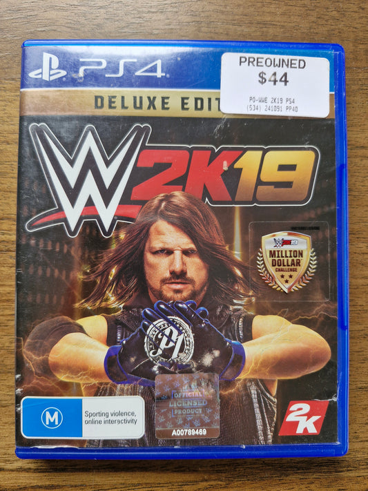 WWE 2K19 (Deluxe Edition – PlayStation 4, PAL) by 2K Games – Wrestling / Fighting